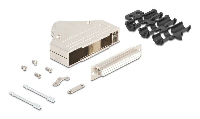 Sub-d Housing Connector 37 Pin Metal Includes Connector Female And Material Assembly