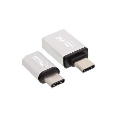 Inline Set Of Adaptadores USB Type-c, Type-c Male a Micro-usb Female Or USB3.0A Female — image 1
