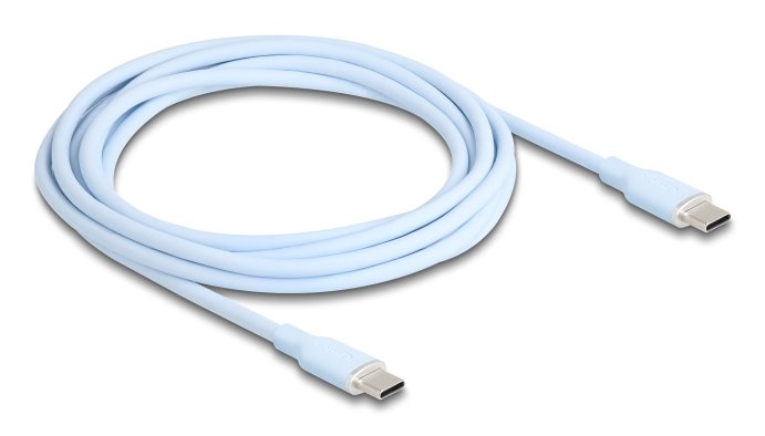 Delock USB 2.0 USB Cable Typ-c St PD 3.0 60W 2.5M Blue