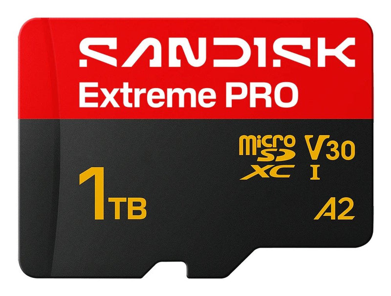 SanDisk Extreme Pro microSD Uhs-i 1TB microSD 250MB/S(r) / 170MB/S(w)