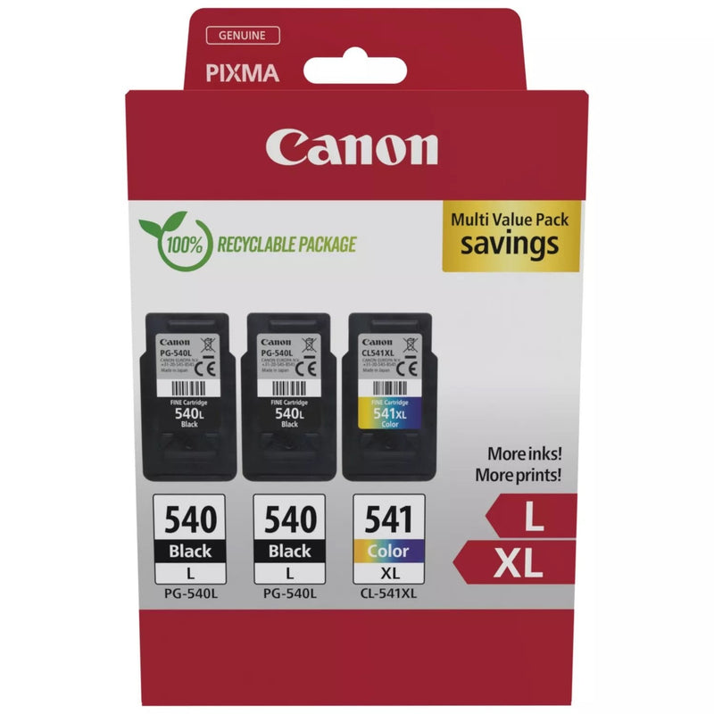 Canon Multipack Black / Varios Colours PG-540L + CL-541XL Multi 5224B017 700 Copias