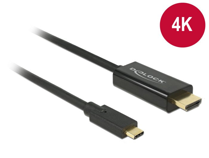 Delock USB Cable Type-c ™ - HDMI M/M (dp Alt Mode) 4K 30 HZ 3M Black