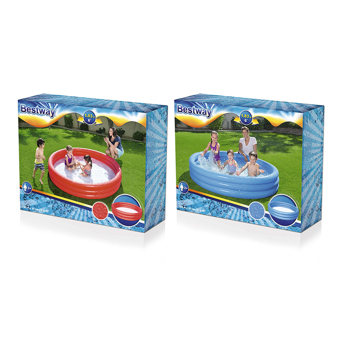 Bestway Inflatable Paddling Pool For Children Bestway 183 X 33 Cm