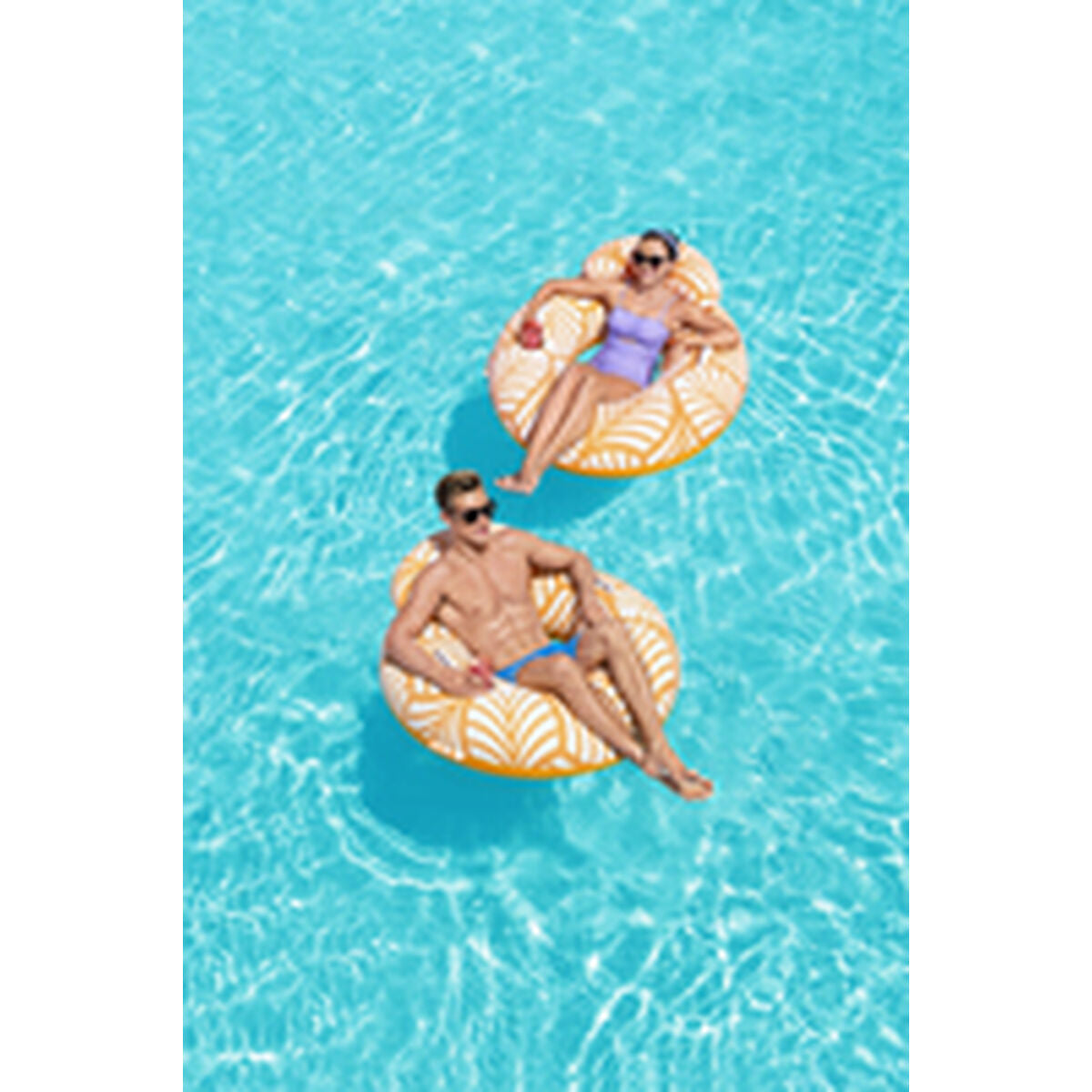 Bestway Inflatable Pool Chair Bestway Deluxe 118 X 117 Cm Orange