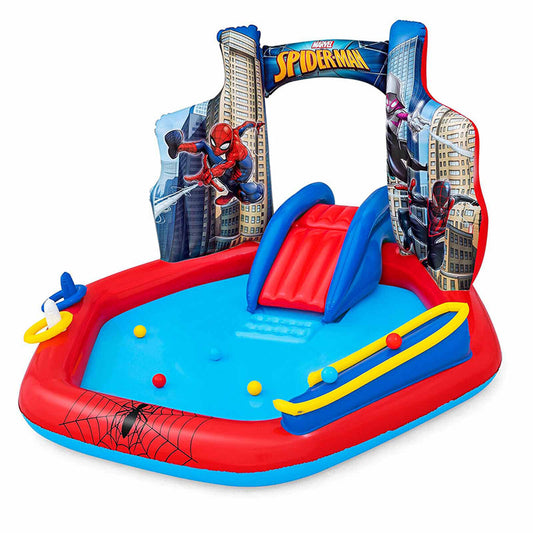 Bestway Children's Pool Bestway Spiderman 211 X 206 X 127 Cm Playground