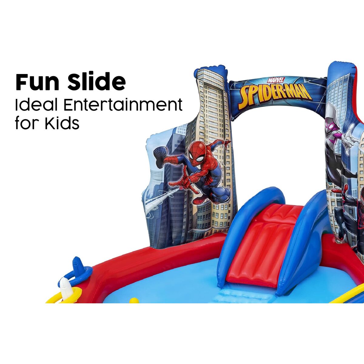 Bestway Children's Pool Bestway Spiderman 211 X 206 X 127 Cm Playground