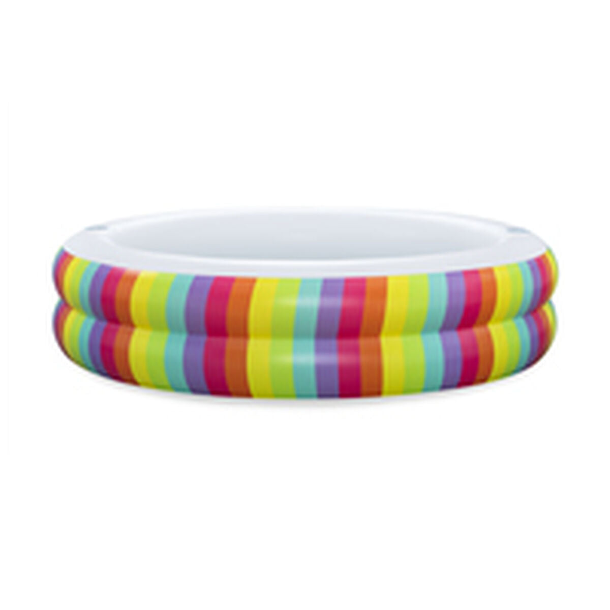 Bestway Inflatable Paddling Pool For Children Bestway Rainbow 206 X 206 X 51 Cm