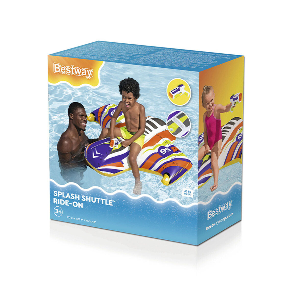 Bestway Inflatable Pool Figure Bestway Spaceship 117 X 107 Cm 99 X 107 X 25 Cm