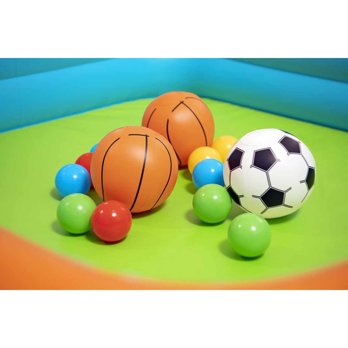 Bestway Inflatable Kids Pool With Baskets, Balls 120X107X84 Cm +2 Years Garden 52728