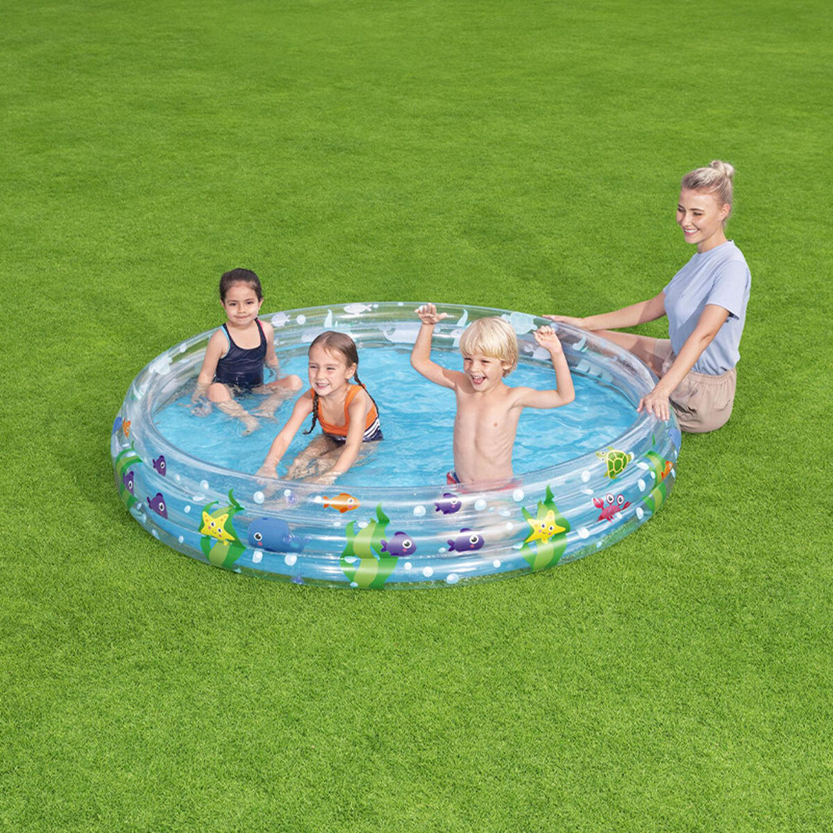Bestway Inflatable Paddling Pool For Children Bestway Navy 183 X 33 Cm