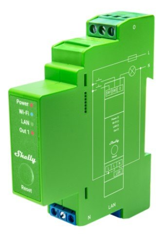 Shelly Relé Pro Dimmer 1PM LED Glühbirne WLAN LAN Bt Din-rail