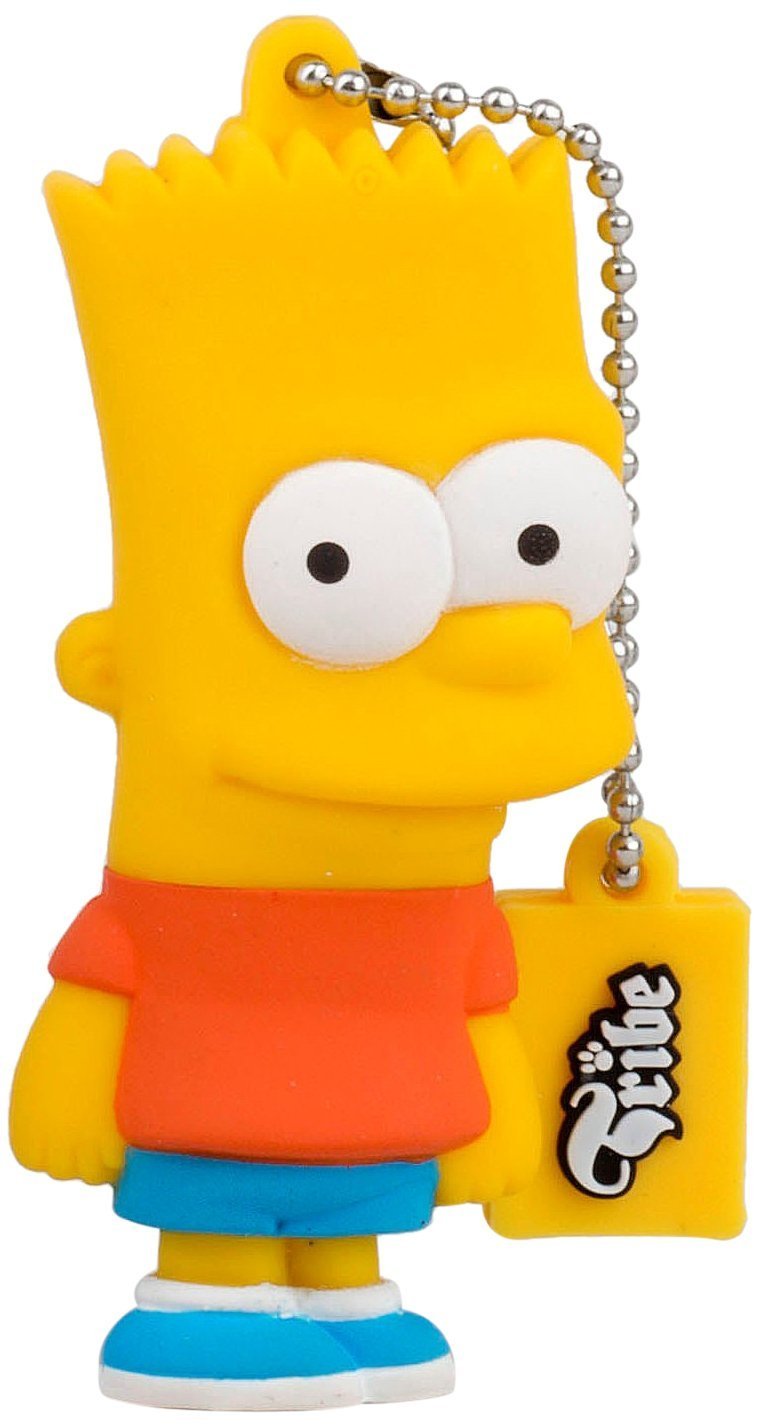 Tribe USB Flash Drive Silver Ht 8GB The Simpsons Bart