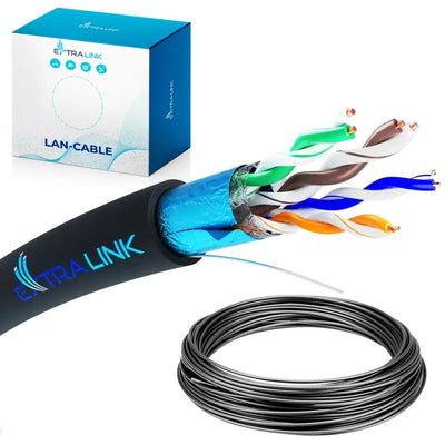 Extralink CAT.5E FTP (f UTP) Outdoor Twisted Pair 50M — image 1