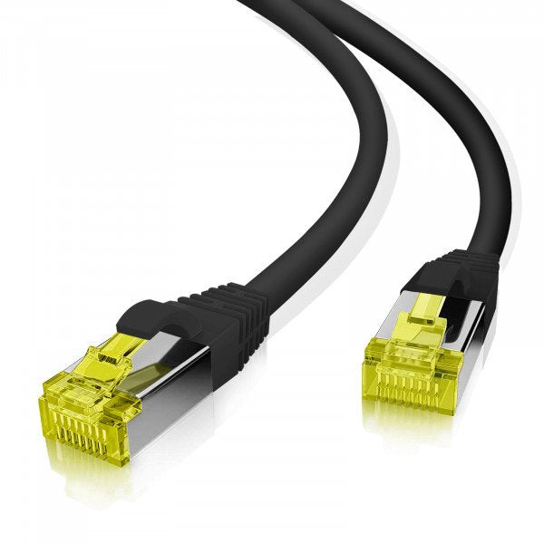 Helos Ultra Flex Network Cable S/FTP CAT.6A Tpe Black 20,0M