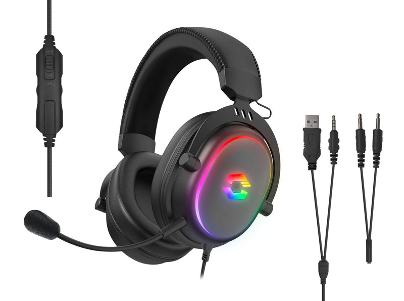 Speedlink Headphones Conux RGB USB Type a Black