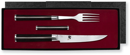 Kai Cutlery Shun 3 Pieces Tenedor, Knife Reposacuchillos — image 1