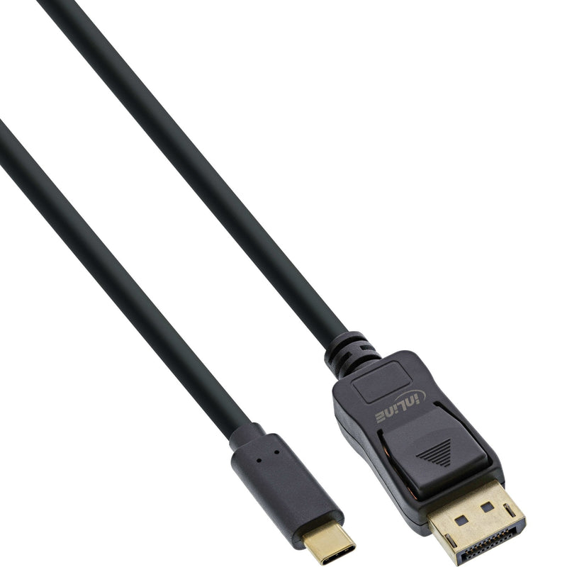 Inline Cable USB Type-c Male a DisplayPort Male (modo Alternativo Dp), 4K2K, Black 1M