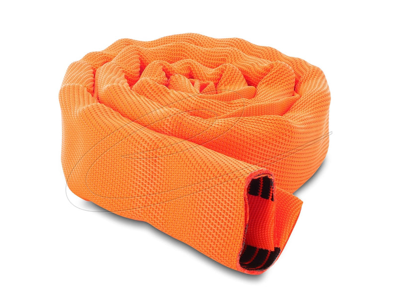 Delock Doppellagiger Flachliegender Manguito Protector 40 X 16MM With Black Verschleissanzeige Pet, Orange 1M