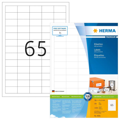 Herma Labels 4606 White 38,1 X 21,2MM — image 1