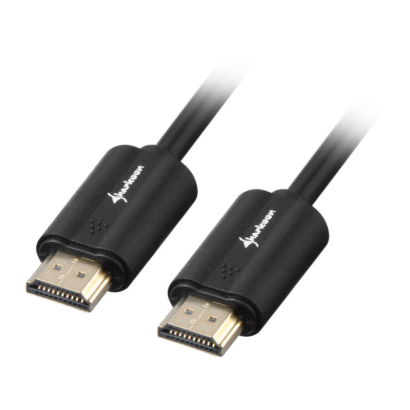 Sharkoon HDMI/HDMI 4K, 3M HDMI Cable HDMI Type a Standard Black