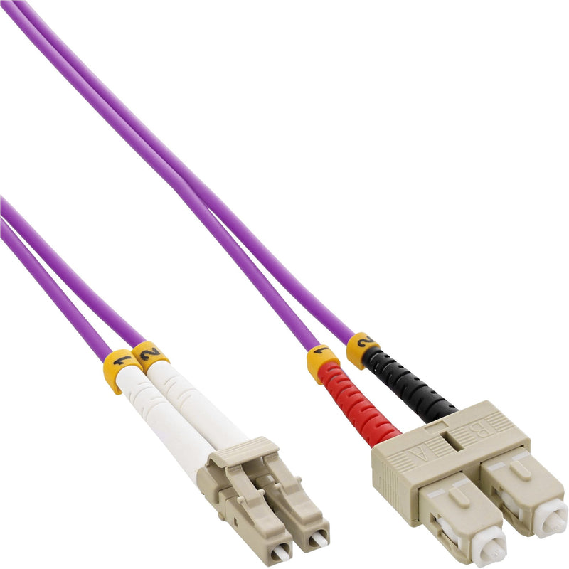 Inline Cable Duplex Fibre Optic Lc/Sc 50/125?M OM4 25M