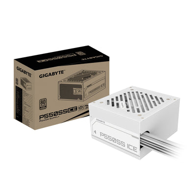 Gigabyte Power Supply GP-P550SS Ice 550 Watts Eficiencia 80 Plus Silver Pfc Activo Mtbf 100000 Horas GP-P550SS — image 1