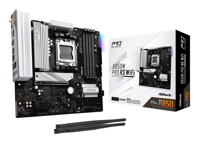 Asrock B850M Pro Rs Wi-Fi AM5 DDR5 MATX MB