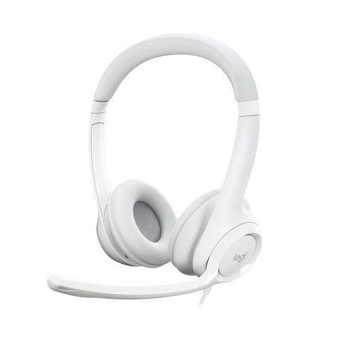 Logitech Headphones H390 USB Alámbrico USB Type a White — image 1