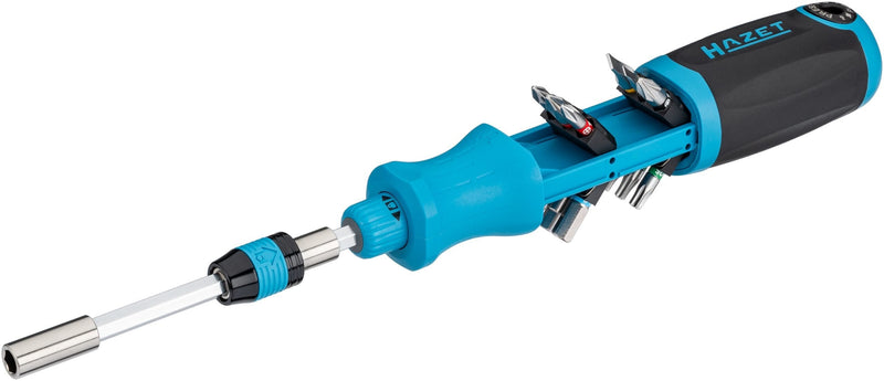 Hazet Screwdriver Carraca Bit 811R-3, Set Of Puntas Blue/Black With Charger Integrado)