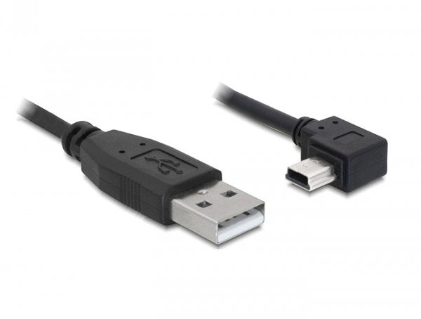 Delock USB Cable 2.0-A Male USB Mini-b 5PIN Male Angular 1M