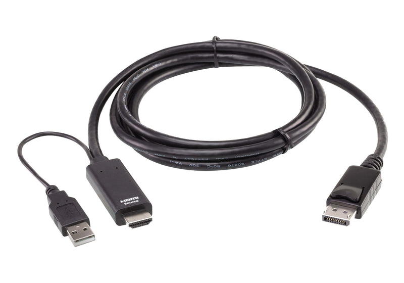 Aten HDMI Cable a DisplayPort True 4K 1,8M