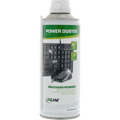Inline Limpiador Air Compressed High Presión Servers Informáticos Aerosol PC 400ML — image 1