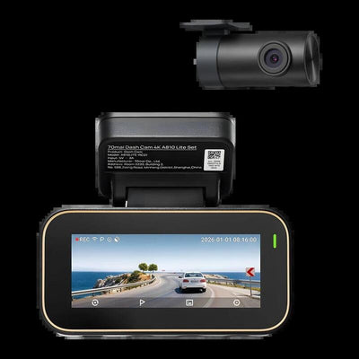 70MAI Dash Cam 4K A810 Lite Set With Rear Camera RC21 — image 1