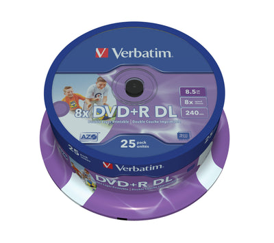 Verbatim Tarrina Dvd Double Capa 25 Units Dvd + R Dl 8.5GB 8X — image 1