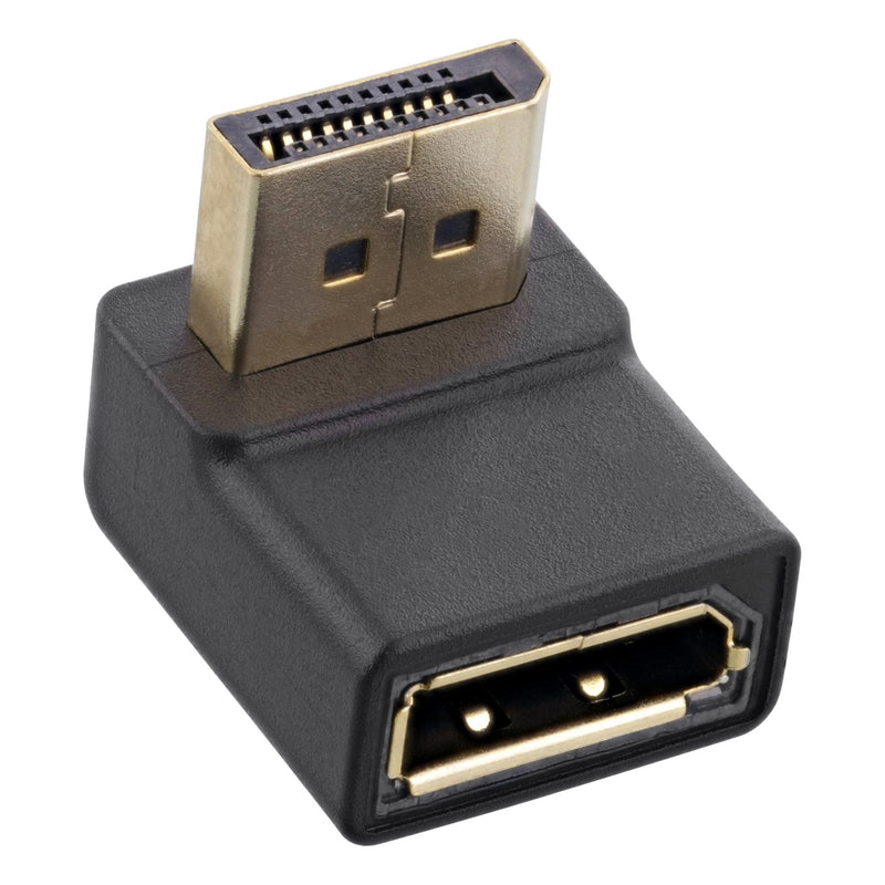Inline Adapter DisplayPort, DisplayPort Male/Female Ángulo Hacia Abajo