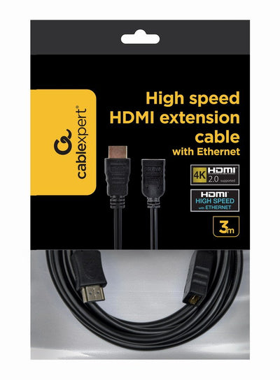 Gembird HDMI Cable V2.0 (alargo) 3M M/H Ethernet Ccs Black (60) — image 1