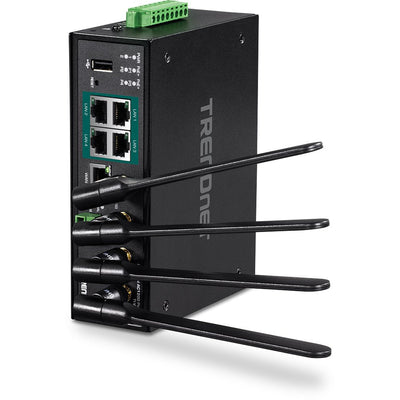 Trendnet Router TI-WP100 Wireless Gigabit Ethernet Double Band (2,4GHZ / 5GHZ) Black — image 1