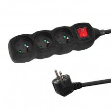 Esperanza ELK211K Power Strip 3GN/3M Black — image 1