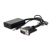 Value Cable Adapter VGA + Audio a Hdmi, 0