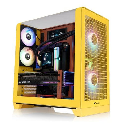Thermaltake PC Case View 390 Air, Yellow Glass Tempered CA-11F-00MMWN-00 — image 1