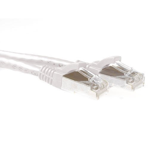 White 30 Meter SFTP CAT.6A Patch Cable Snagless With RJ45 Connectors