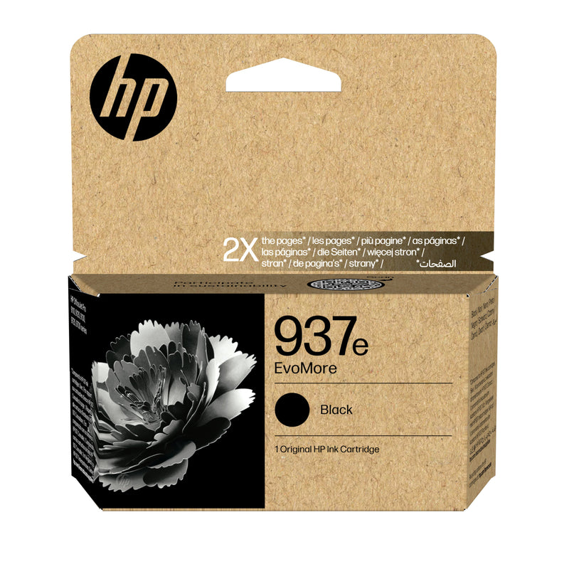 HP 937E Evomore Black Genuine Ink Cartridge Black 2500PÁGINAS