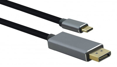 Helos Cable Connection USB 3.1 Type-c? St./DisplayPort St, Premium, 1,8M, Black — image 1