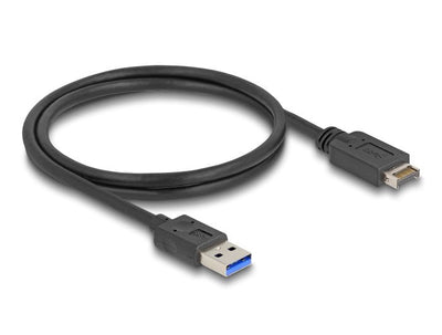 Delock USB 10Gbps USB Cable Type And Key a 20 Pin Connector Male a USB Type a Connector Male 80CM — image 1