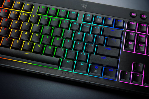 Razer Blackwidow V4 Low-profile Hyperspeed Green Switch Keyboard - Us Layout — image 1