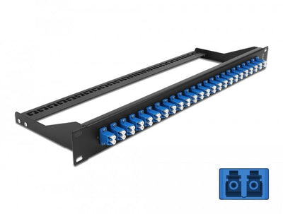Delock 19 Lwl Patchpanel 24 Port Lc Duplex Aal — image 1