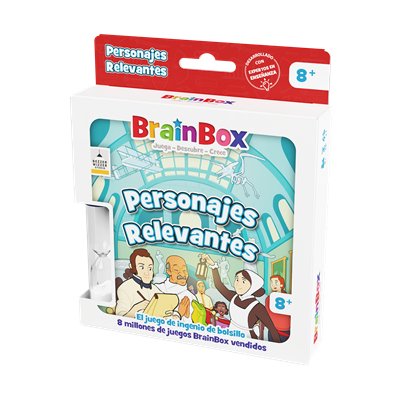 Juego de mesa Brainbox Pocket Personajes Relevantes Edad Recomendada 8 Years