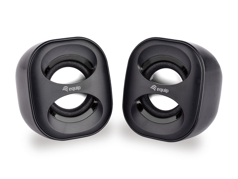 Equip Speakers 2.0 Life Mini 6W Rms Colour Black Jack 3.5 Alimetancion USB