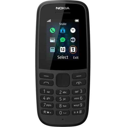 Nokia Mobile Phone 105 2019 4MB Ds Black Oem