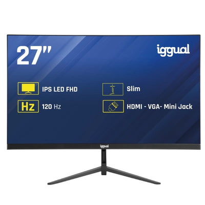 Iggual Monitor 27 IPS 16:9 FHD 75HZ VGA HDMI Slim — image 1